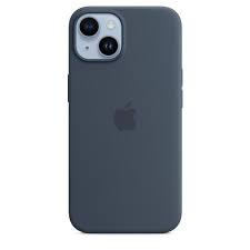 Capa de Silicone Azul iPhone 14